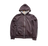 BURBERRY BROWN ZIP UP HOODIE