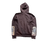 BURBERRY BROWN ZIP UP HOODIE