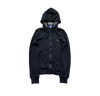 BURBERRY BLACK ZIP UP HOODIE