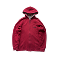 BURBERRY RED ZIP UP HOODIE