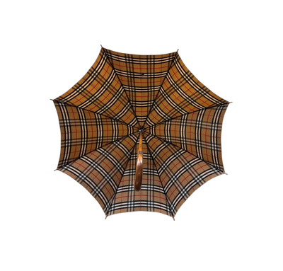 BURBERRY BEIGE MONOGRAM UMBRELLA