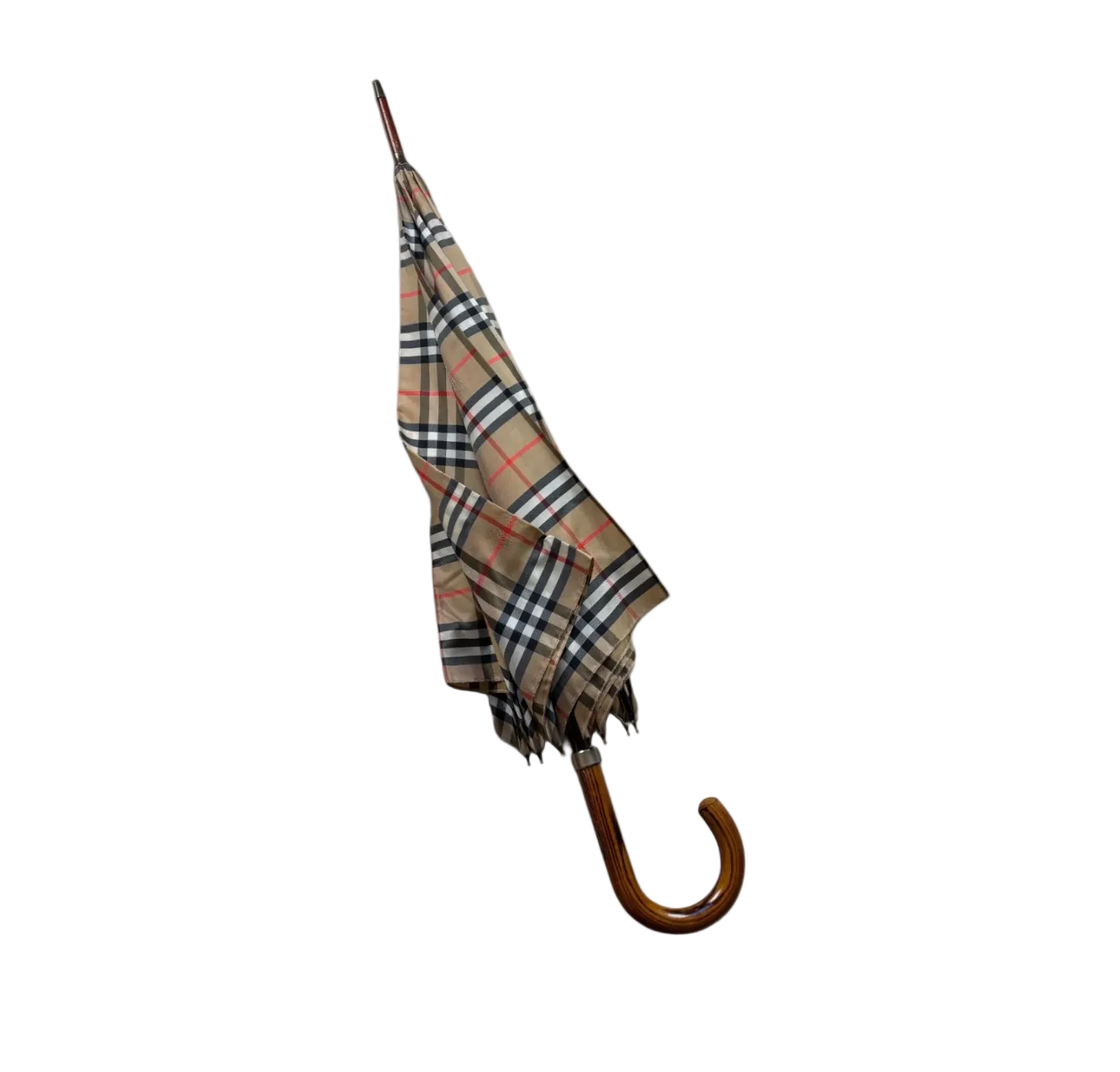 BURBERRY BEIGE MONOGRAM UMBRELLA