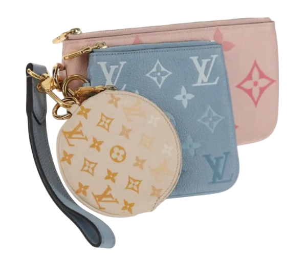 LOUIS VUITTON Monogram Empreinte Pochette Trio
