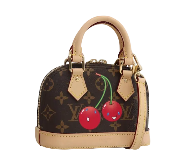 LOUIS VUITTON Monogram Cherry Nano Alma