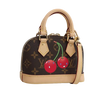 LOUIS VUITTON Monogram Cherry Nano Alma