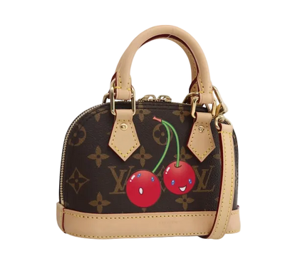 LOUIS VUITTON Monogram Cherry Nano Alma