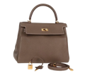 HERMÉS Kelly 28 2021 Z Etoupe Gold