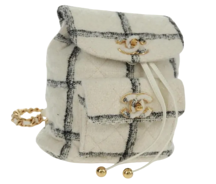 CHANEL Rucksack Tweed