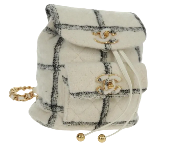 CHANEL Rucksack Tweed