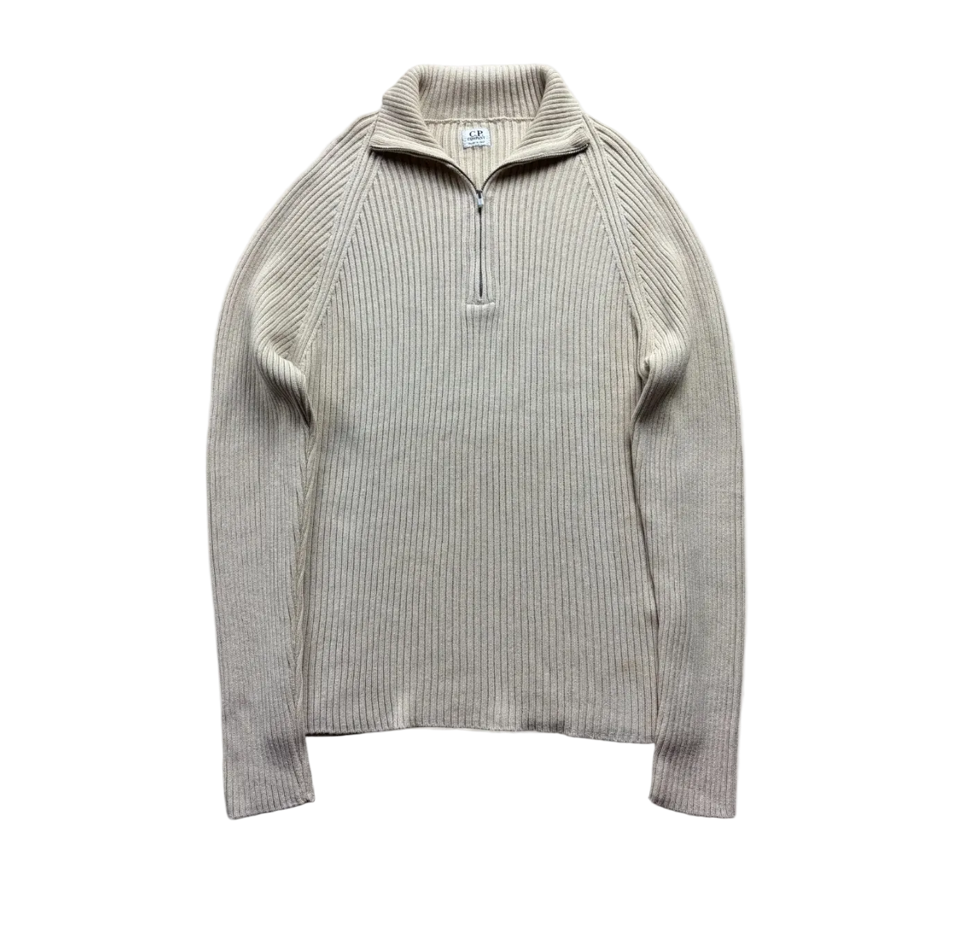 CP COMPANY HALF ZIP UP KNIT