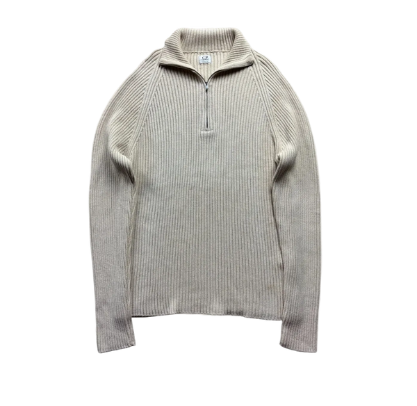 CP COMPANY HALF ZIP UP KNIT