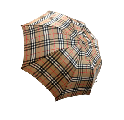 BURBERRY BEIGE MONOGRAM UMBRELLA