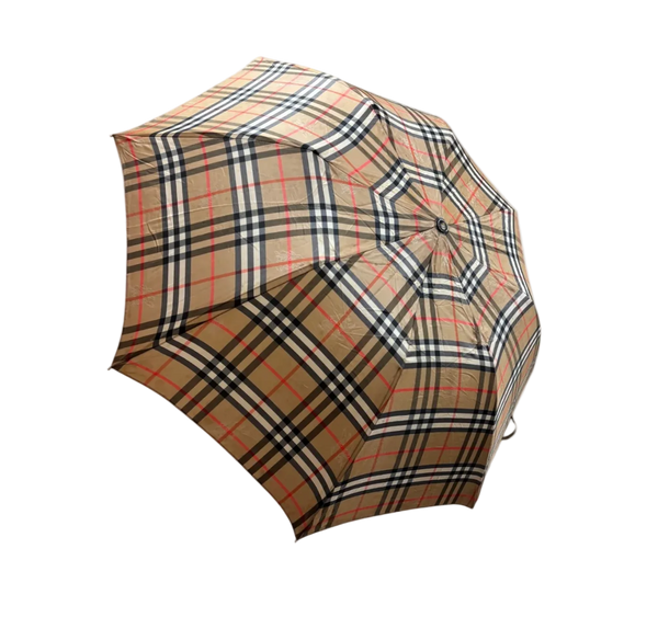 BURBERRY BEIGE MONOGRAM UMBRELLA