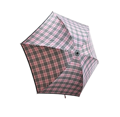 BURBERRY PINK MONOGRAM UMBRELLA
