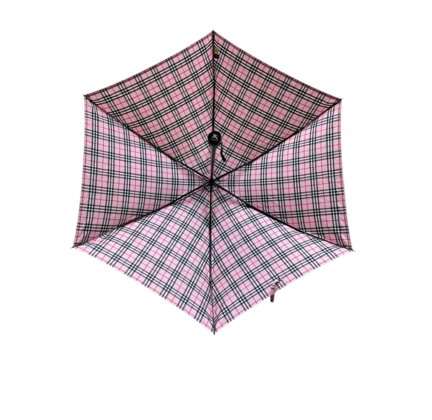 BURBERRY PINK MONOGRAM UMBRELLA