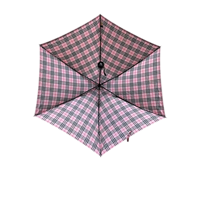 BURBERRY PINK MONOGRAM UMBRELLA