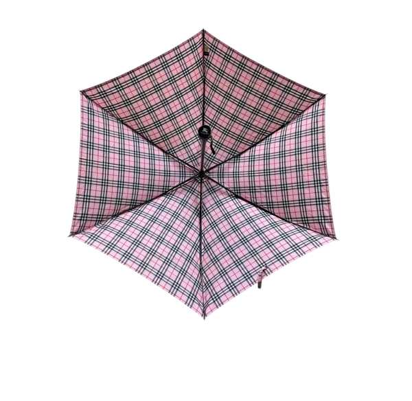 BURBERRY PINK MONOGRAM UMBRELLA