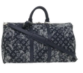 LOUIS VUITTON Monogram Tapestry Keepall Bandouliere 50 Boston