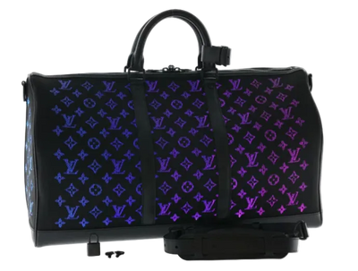 LOUIS VUITTON Monogram Light Up Keepall Bandouliere 50 Boston