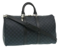 LOUIS VUITTON Damier Cobalt Keepall Bandouliere 45 Boston