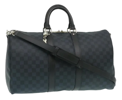 LOUIS VUITTON Damier Cobalt Keepall Bandouliere 45 Boston