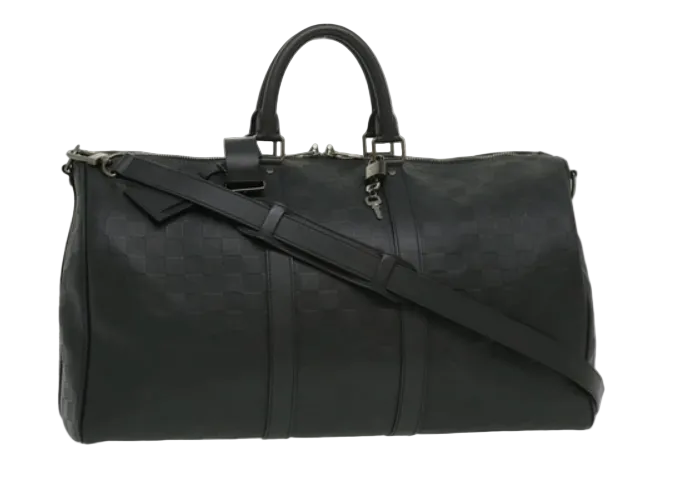 LOUIS VUITTON Damier Infini Keepall Bandouliere 45 Boston