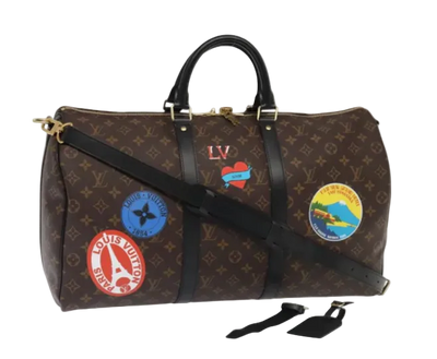 LOUIS VUITTON Monogram My LV Sticker Keepall Bandouliere 50