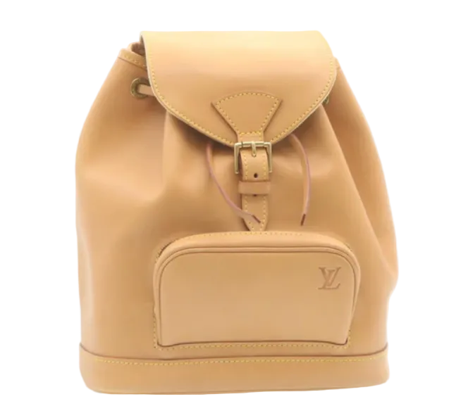 LOUIS VUITTON Nomad leather Montsouris MM Backpack SPO