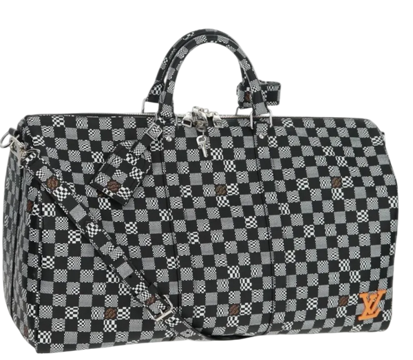 LOUIS VUITTON Damier Distorted Keepall Bandouliere