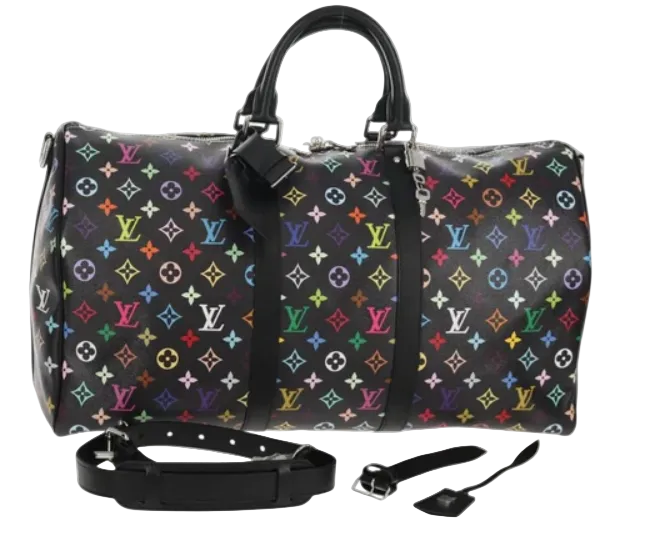 LOUIS VUITTON Multicolor LV×TM Keepall Bandouliere