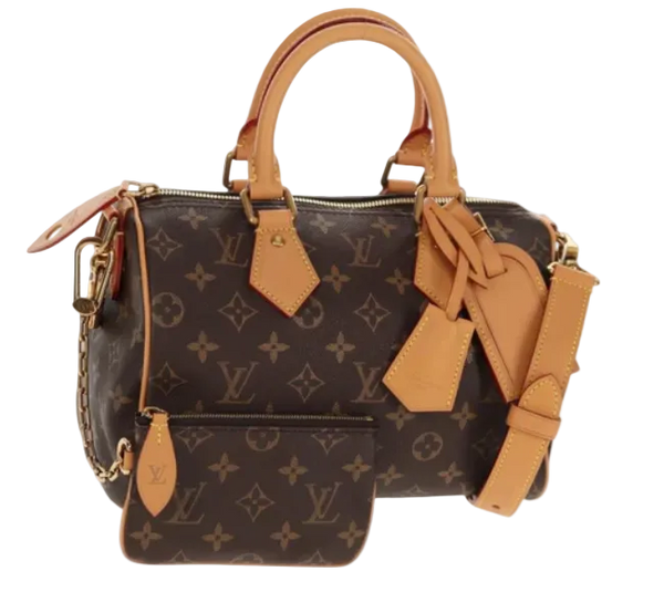 LOUIS VUITTON Monogram Speedy P9 Bandouliere 25