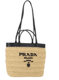 PRADA Tasche Strohleder 2way Tasche