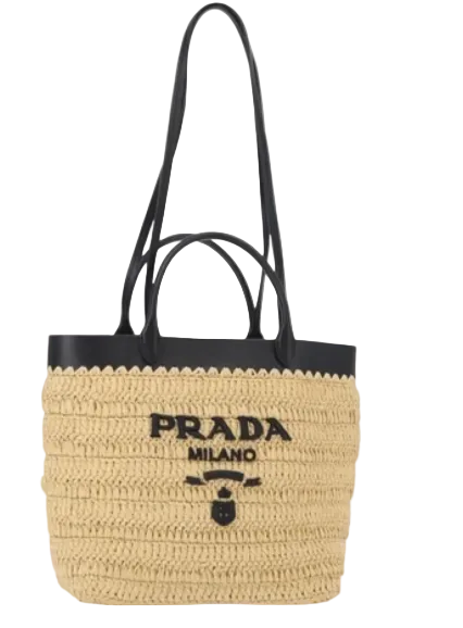 PRADA Tasche Strohleder 2way Tasche