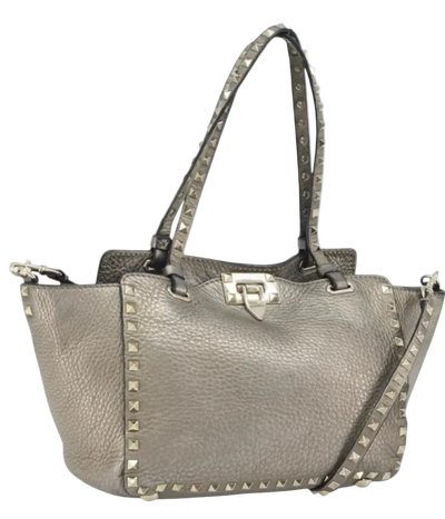 VALENTINO Tote Bag Leather 2way