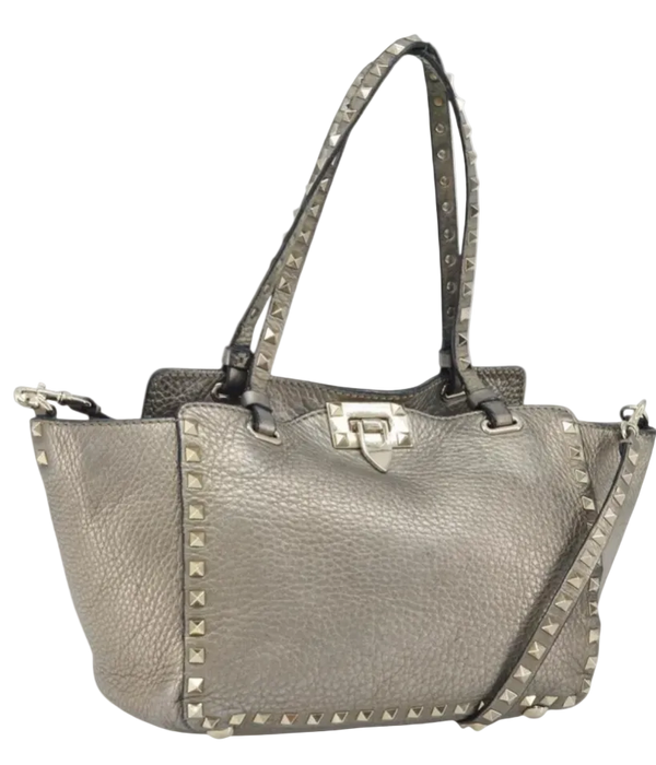 VALENTINO Tote Bag Leather 2way