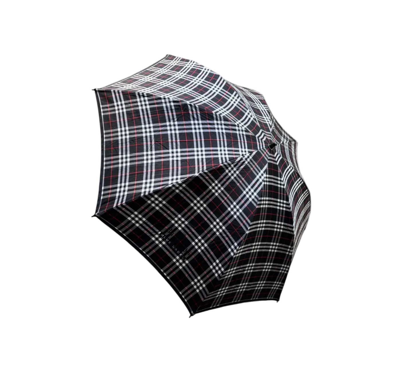BURBERRY BLACK MONOGRAM UMBRELLA
