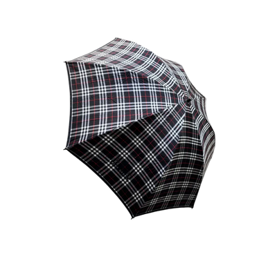 BURBERRY BLACK MONOGRAM UMBRELLA