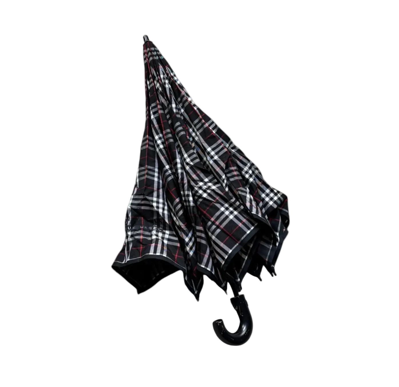 BURBERRY BLACK MONOGRAM UMBRELLA