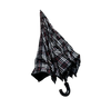 BURBERRY BLACK MONOGRAM UMBRELLA