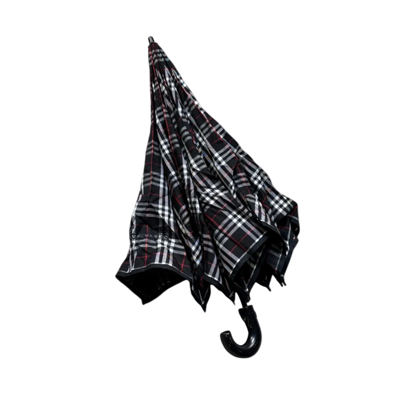 BURBERRY BLACK MONOGRAM UMBRELLA