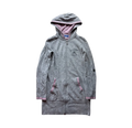 BURBERRY GREY ZIP UP HOODIE