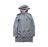 BURBERRY GREY ZIP UP HOODIE