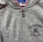 BURBERRY GREY ZIP UP HOODIE