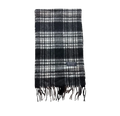 BURBERRY NOVACHECK CASHMERE SCARF BLACK