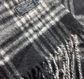 BURBERRY NOVACHECK CASHMERE SCARF BLACK