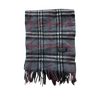 BURBERRY NOVACHECK CASHMERE SCARF GREY