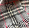 BURBERRY NOVACHECK CASHMERE SCARF GREY