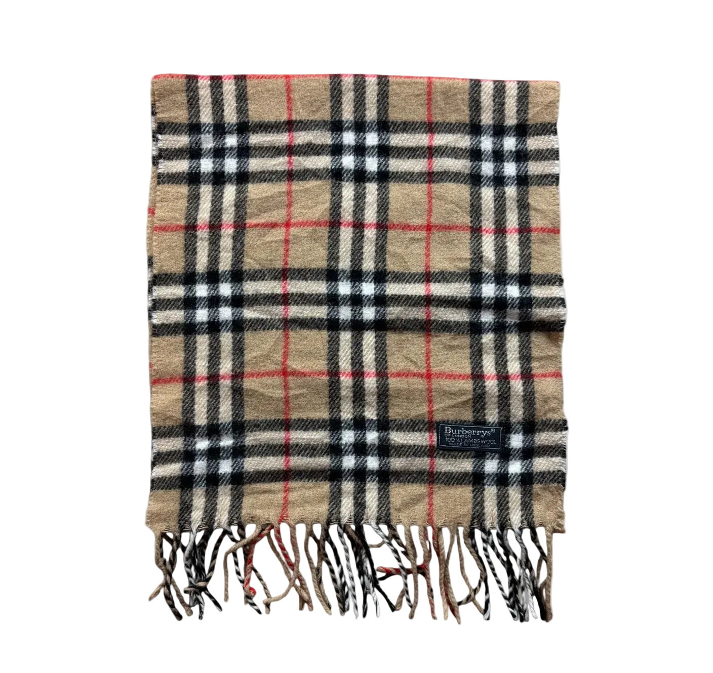 BURBERRY NOVACHECK SCARF BEIGE