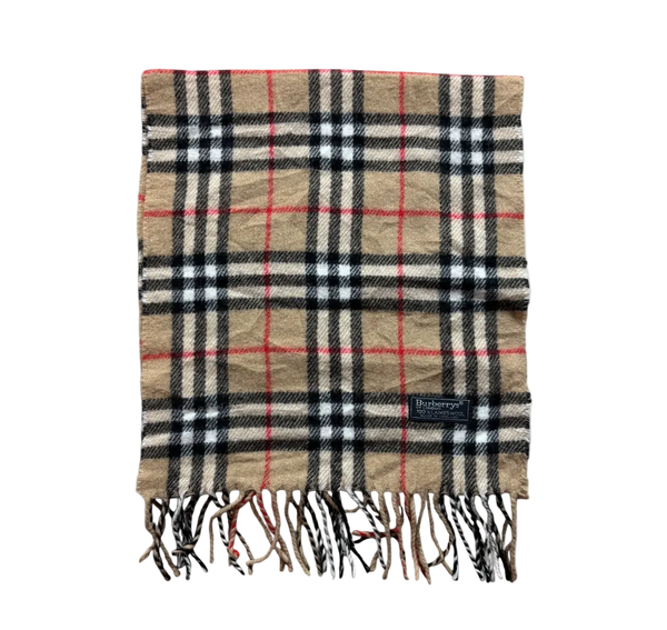 BURBERRY NOVACHECK SCARF BEIGE