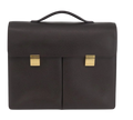 LOUIS VUITTON Taiga Serviette Kazan Business Bag Acajou